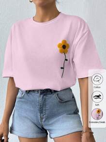 Rose pâle
