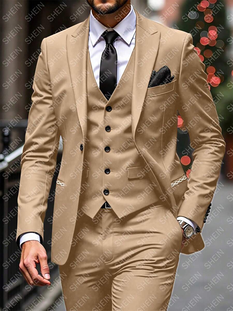 Manfinity Bizformal Traje de negocios para hombres - Chaqueta y pantalones