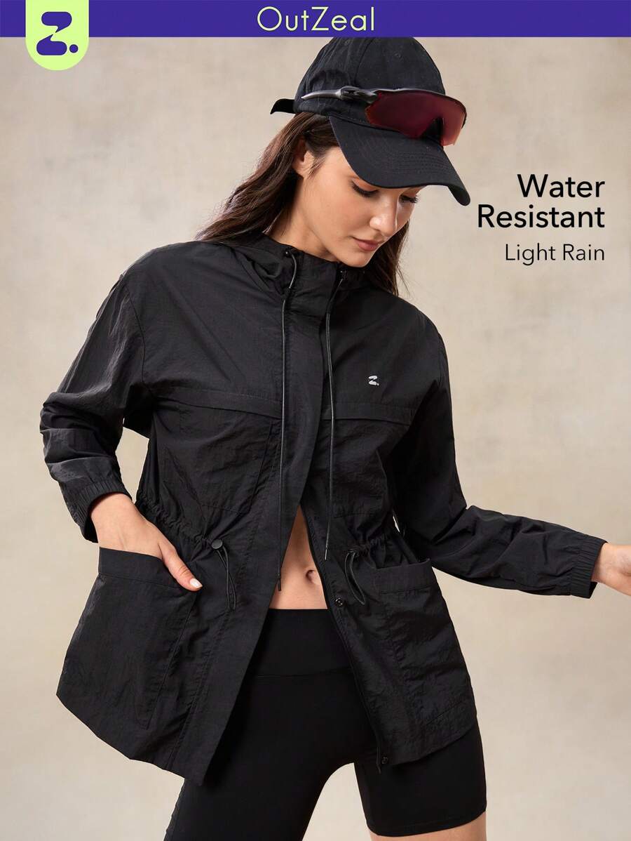 OutZeal WaterProof Lightweight Breathable Tear Resistant Nylon Hiking Jacket Outdoor Windbreaker