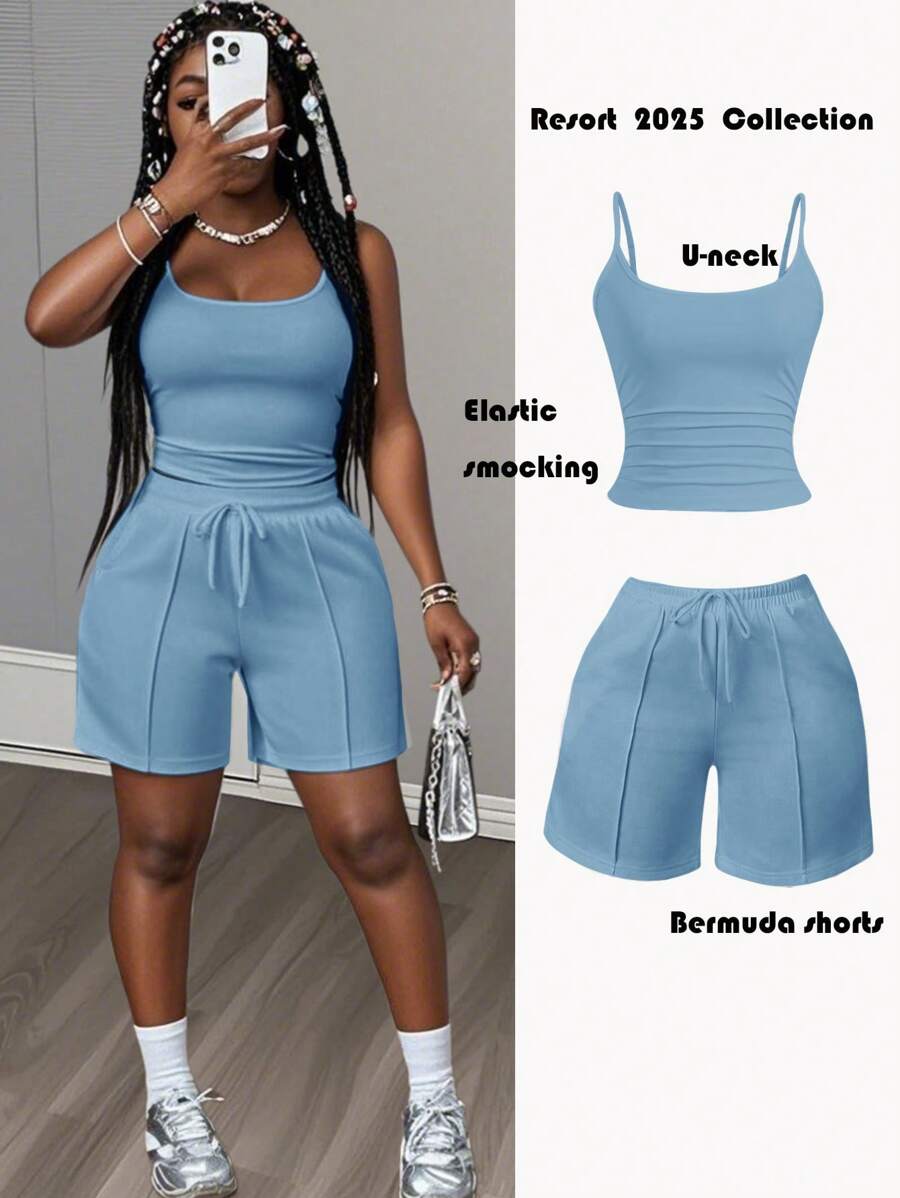 Slaydiva Conjunto de dos piezas para mujer para uso diario