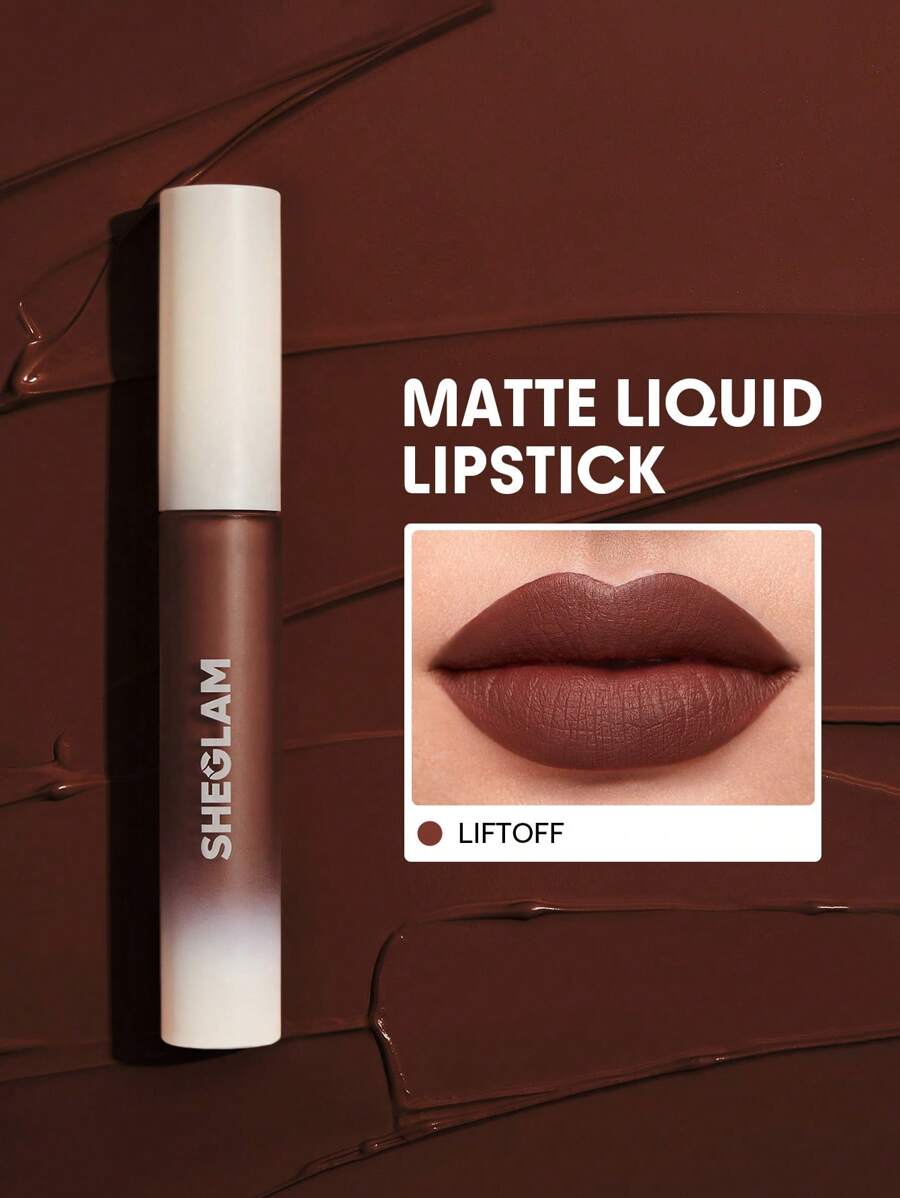 SHEGLAM Rouge à LèVres Liquide Matte Allure-Liftoff-Rouge à LèVres Longue Tenue à Haute Teneur En Pigments-Huile De Tournesol Nourrissante-RéDuit Les Ridules-Soin Des LèVres-Maquillage Des LèVres--FêTe De NoëL-Rouge à LèVres Liquide Remise De DiplôMe Anniversaire Vacances Haut ÉTé Automne Y2K ÉLéGant Mode Femmes Maquillage CosméTique Visage FêTe Plage Voyage Camping Plein Air ÉCole Campus Excursion Festivals DéCoration Cadeau PréSent Rose Fille Cosplay Jeux Meilleur Couleur Charme Ambiance