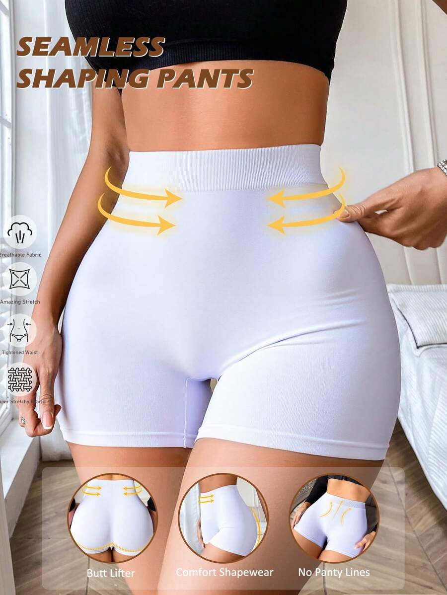 NudeFit 1 pieza Shorts moldeadores de cintura sin costuras y levantadores de glúteos para mujer, ropa moldeadora de la Bottom