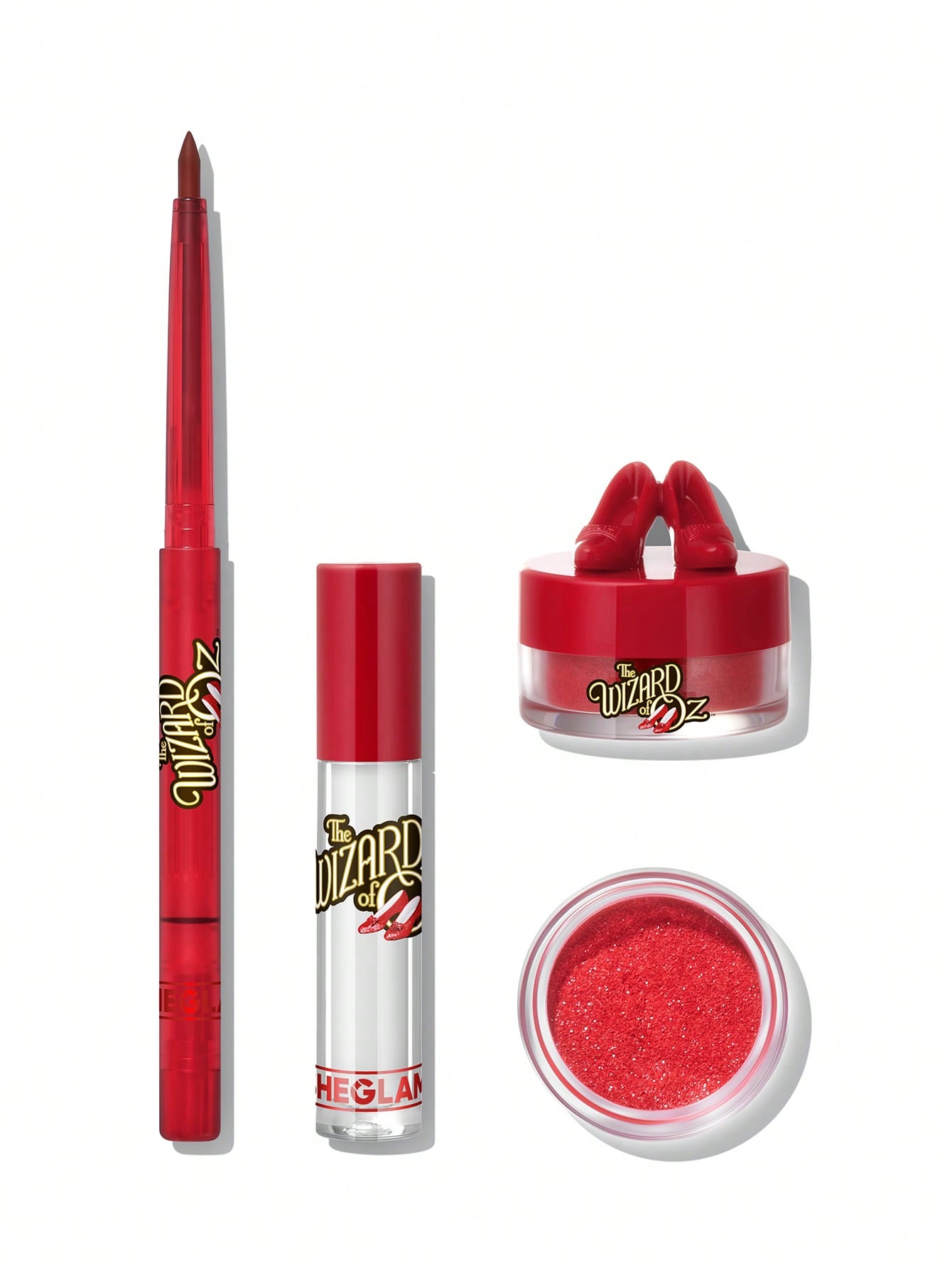 オスモンド・ブラザース- チム・チム・チェリー/ザッツ・ホワット・アイ・ウォント The Wizard of OZ™ | SHEGLAM Ruby Slippers™ Glitter Lip Kit