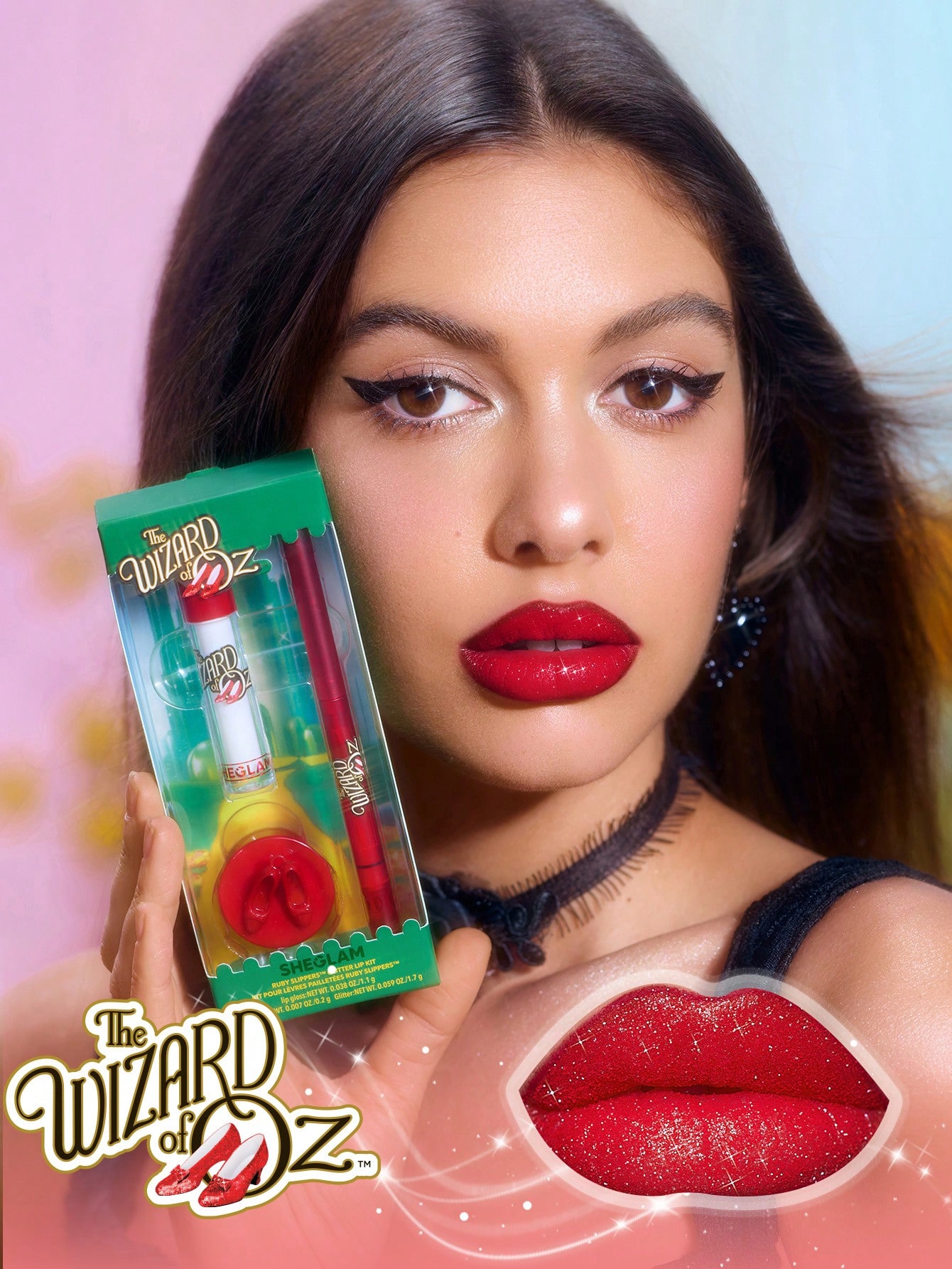 The Wizard of OZ™ | SHEGLAM Ruby Slippers™ Glitter Lip Kit