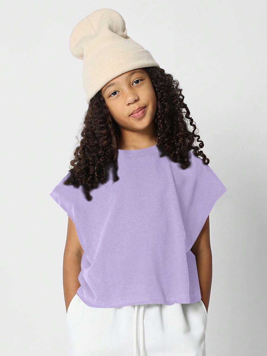 SUMWON Top sin mangas de diseñador, informal, de verano, estilo atlético, top corto de moda, joven, de alta calidad, esencial para vacaciones de primavera