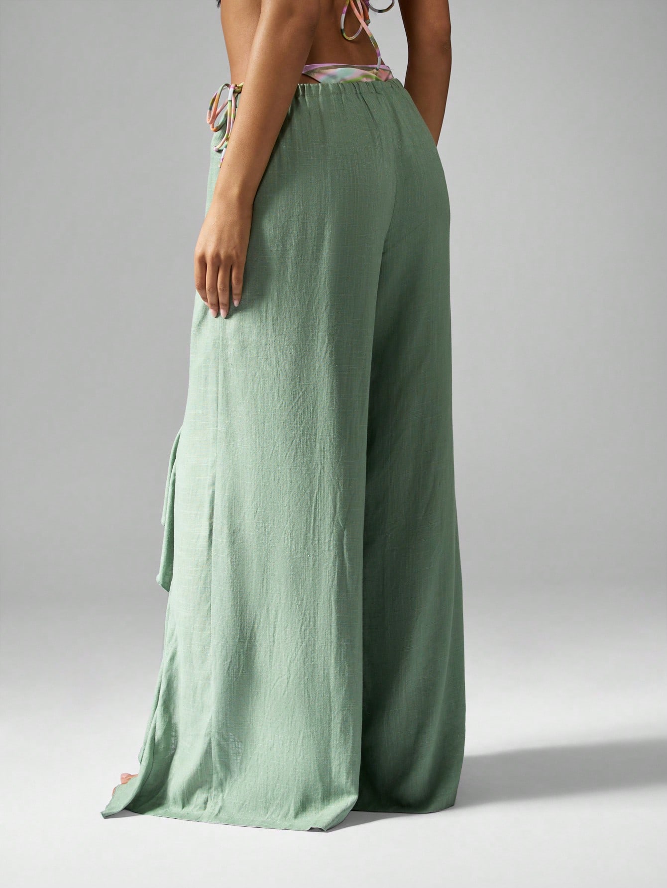 Loose Pants Lodgix Linen Pants Women Summer Wide Leg Smocked