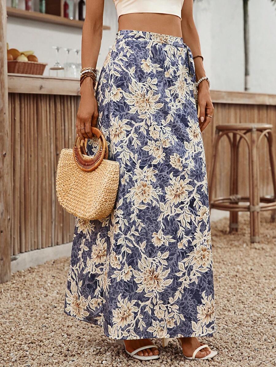 Breezaya Women's Long Skirt, Fashion Design Suitable For Summer