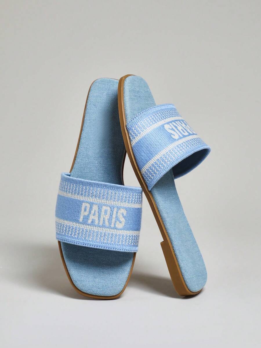 SHUZIA Ladies' Stylish Printed Flat Sandals