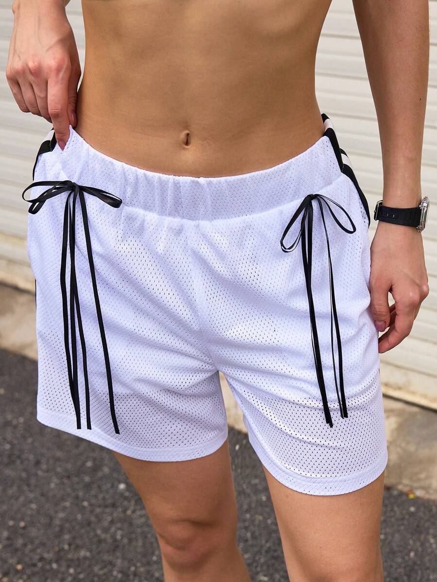 Streetz SHEIN Sport Shorts deportivos de moda para mujer, adecuados para el verano