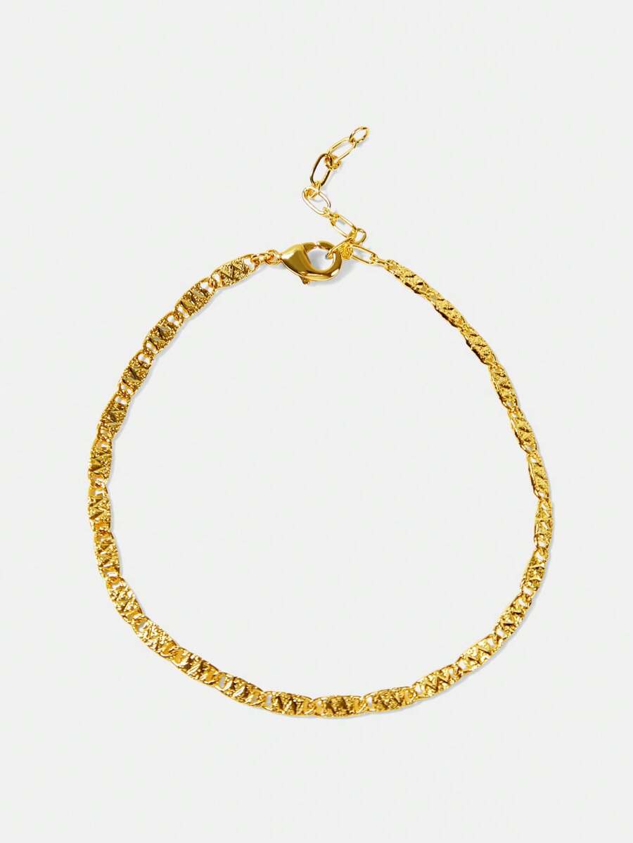 MOTF PREMIUM BRAZALETE DE CADENA GEOMÉTRICA VINTAGE