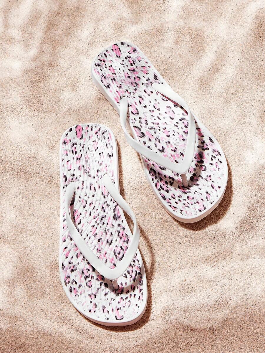 Sandali infradito neri alla moda da donna