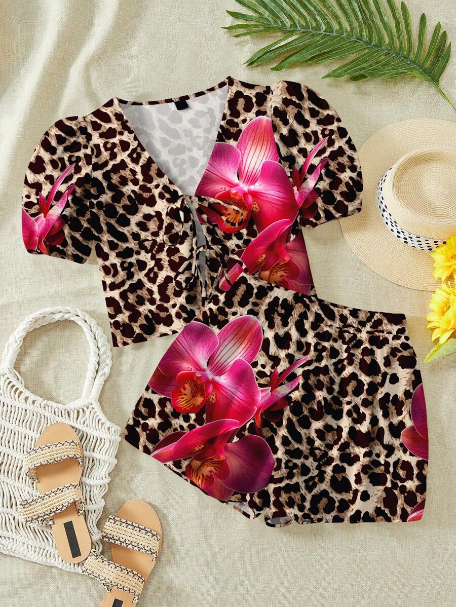 SHEIN VCAY Women Two Pieces Outfits For Daily Wear