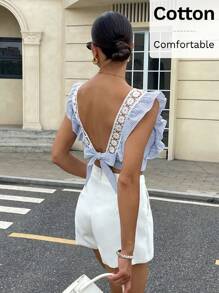 Azul y blanco