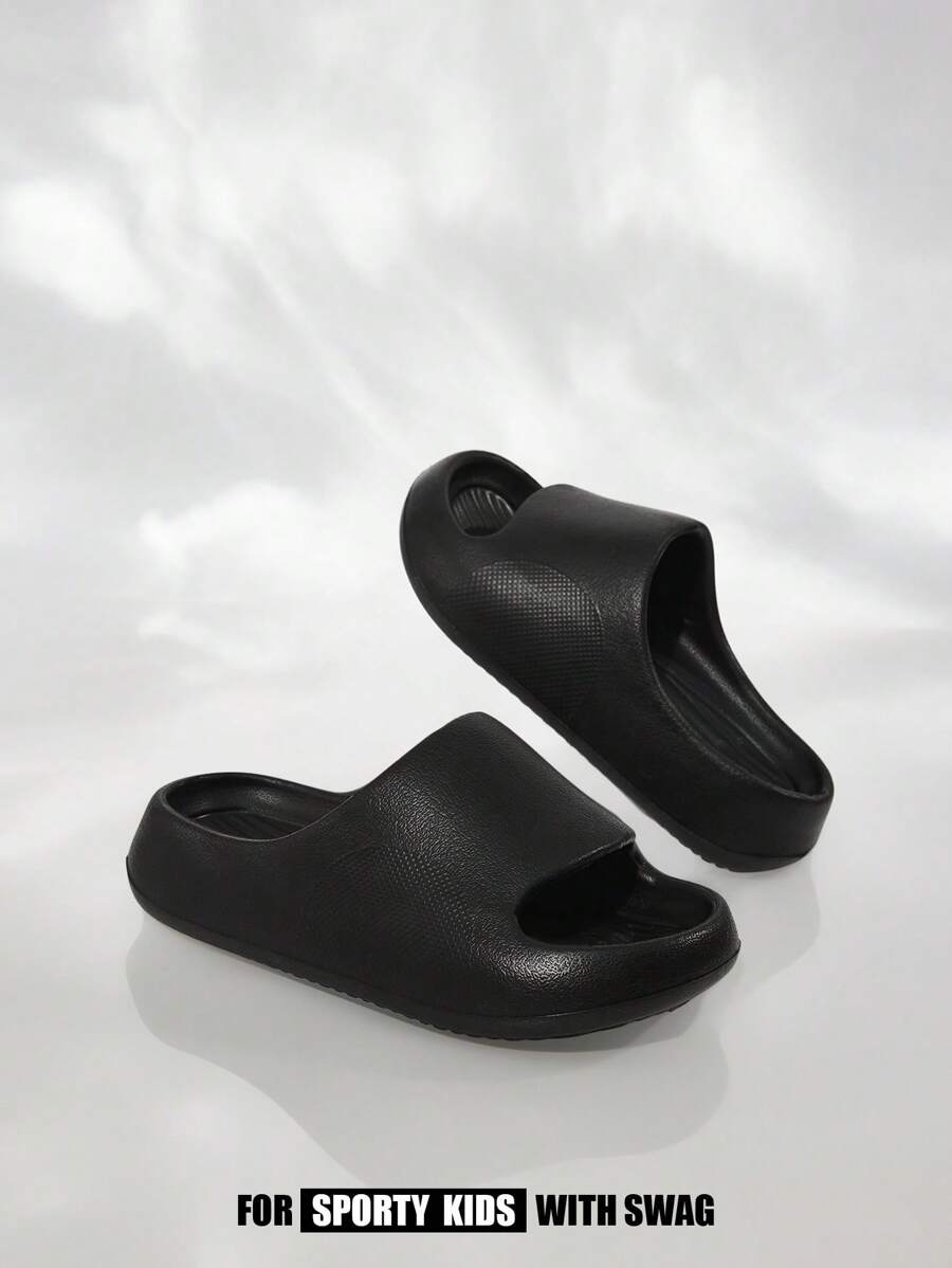JNSQ 1 paire de sandales d'été antidérapantes en EVA pour enfants, sandales d'intérieur respirantes et chaussures de plage