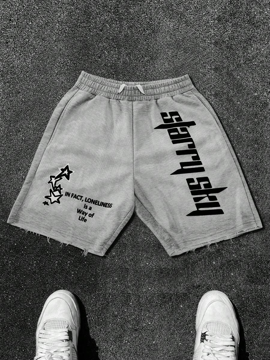 Manfinity Streetrush Manfinity Streetrush Young Men's Street Style & Casual Drawstring Waist Sports Shorts With Irregular Floral Pattern Design, Bright And Cheerful, Suitable For Streetwear, Daily Casual, Holiday Wear, Gift For Boyfriend/Husband, Couple Outfits Zip Up Hoodie Men Zip Up Hoodie Y2k Flower Hoodie Men Streetwear Men Shorts Men S Street Wear Shorts,Hip-Hop Street,Boy Friend Gifts,Streetwear Men,Foam Printing