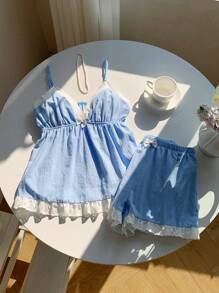 Azul y blanco