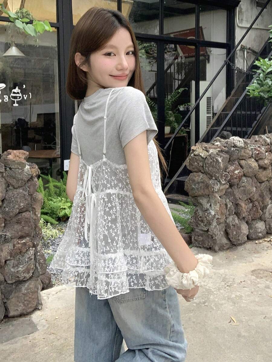 DAZY Women's Casual Korean Style Versatile Elegant Camisole