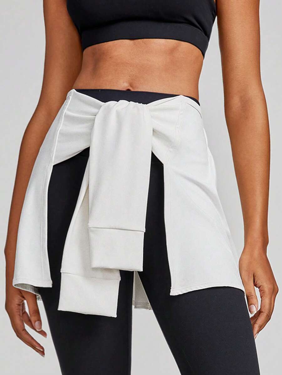 GLOWMODE FeatherFit™-Air Tie Up Wrap Up Pleated Skirt Dance Training Daily Quick Dry Moisture Wicking
