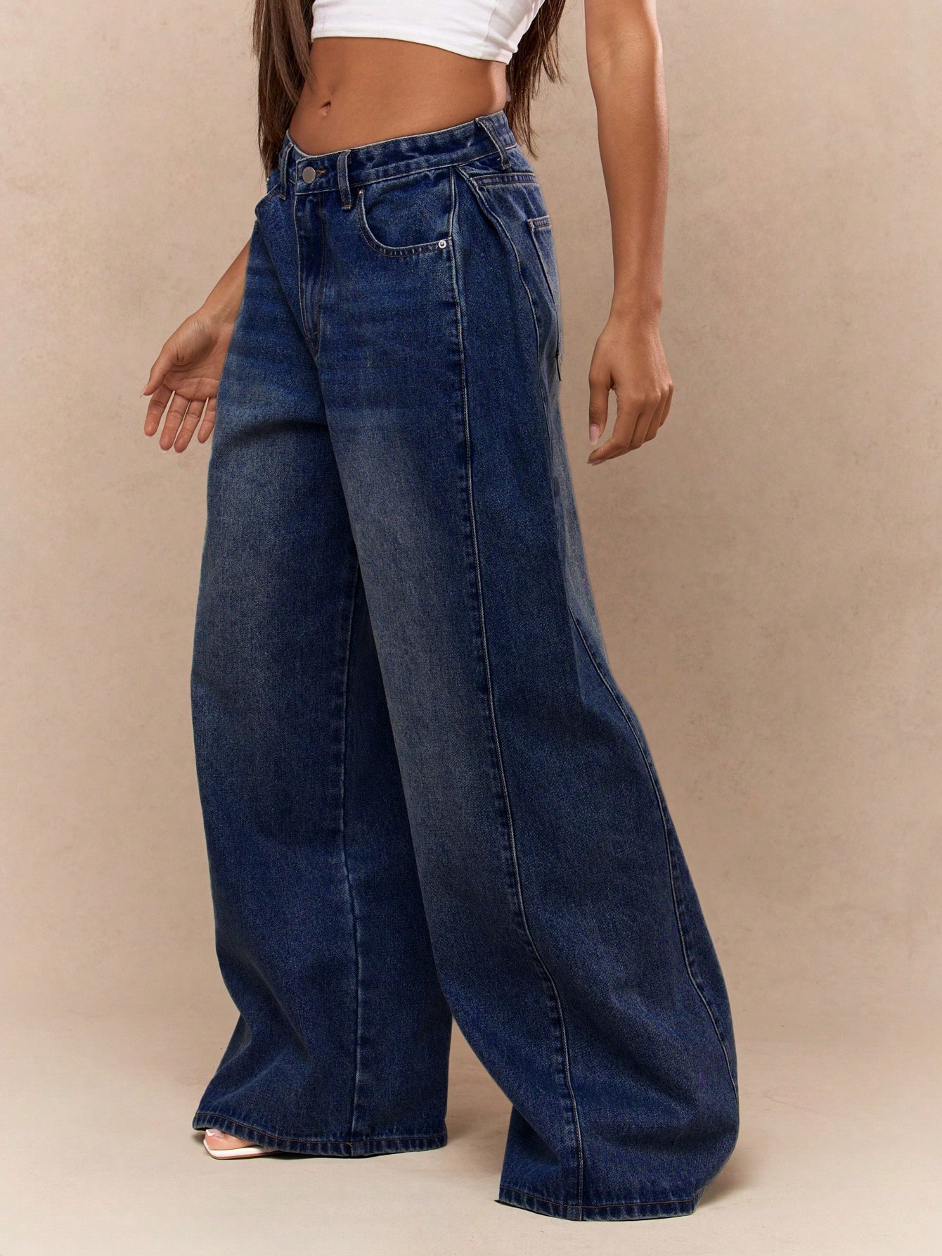 【BAON】Meldin vintage washed denim pants BAON】Spot Vintage Wrinkle Washed Denim Pants Type 00 14.1oz