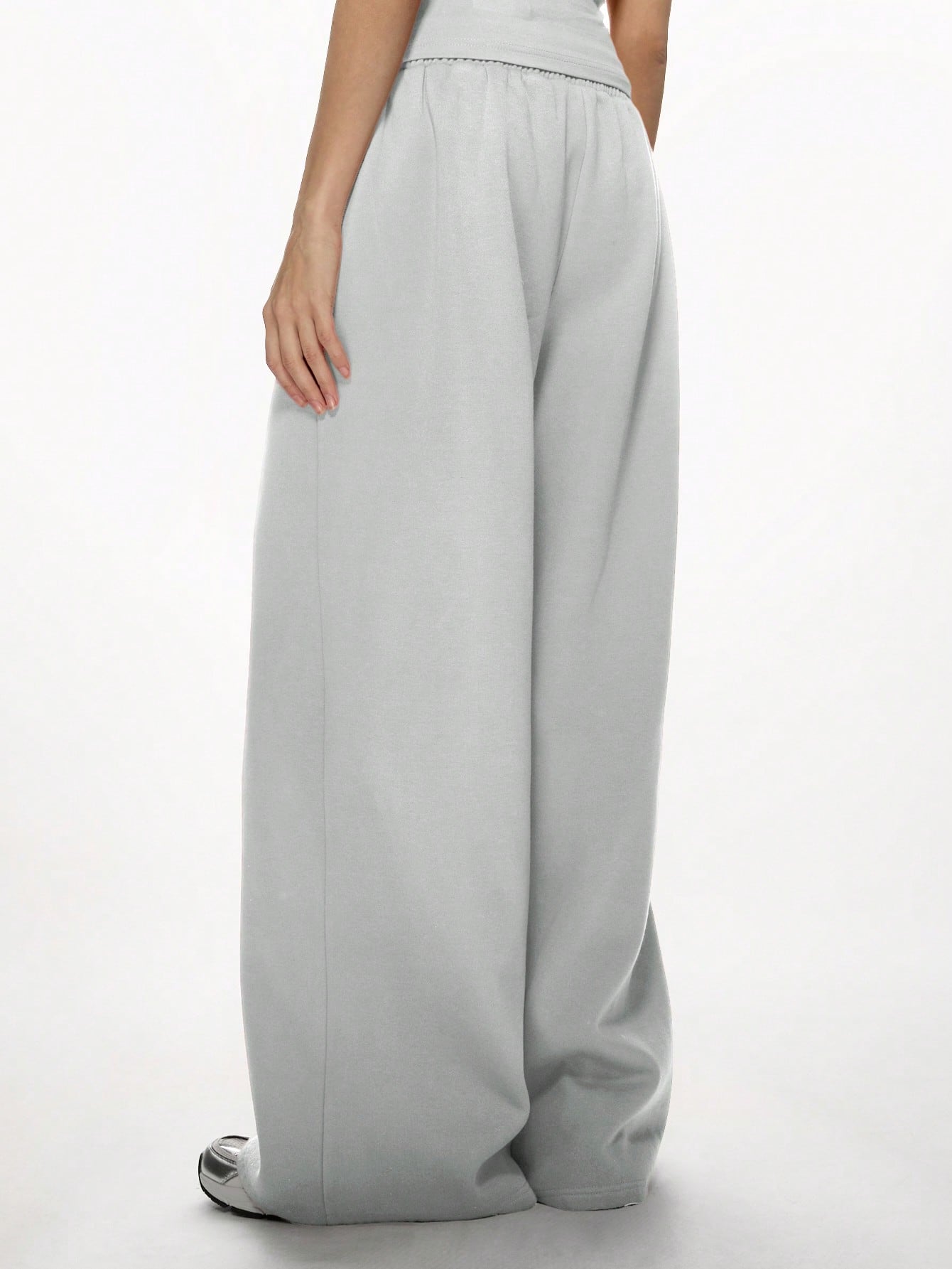 MISSGUIDED ハイウエスト ドローストリング ワイドレッグ