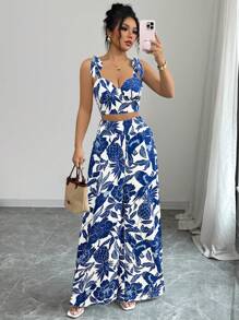 Azul y blanco