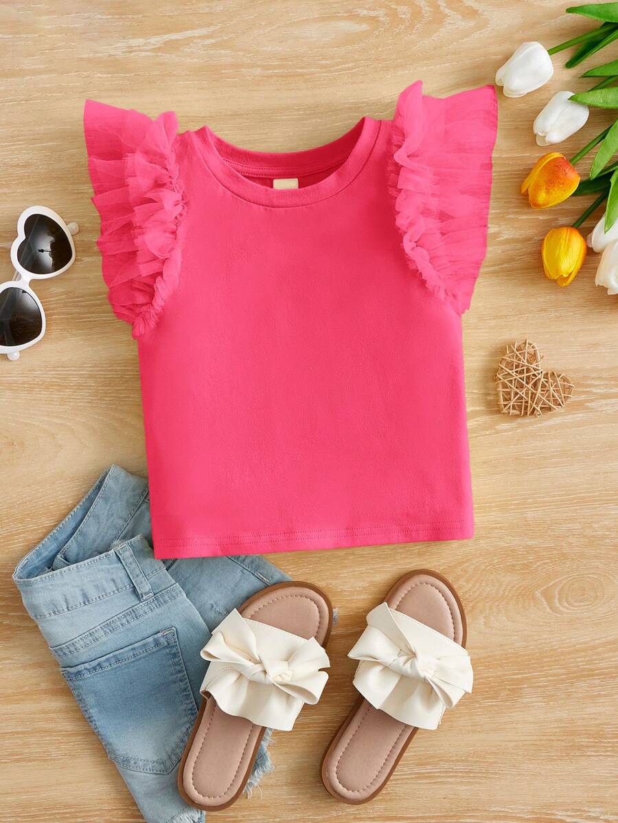 SHEIN Young Girls' Fashion Casual Versatile Sleeveless Camisole