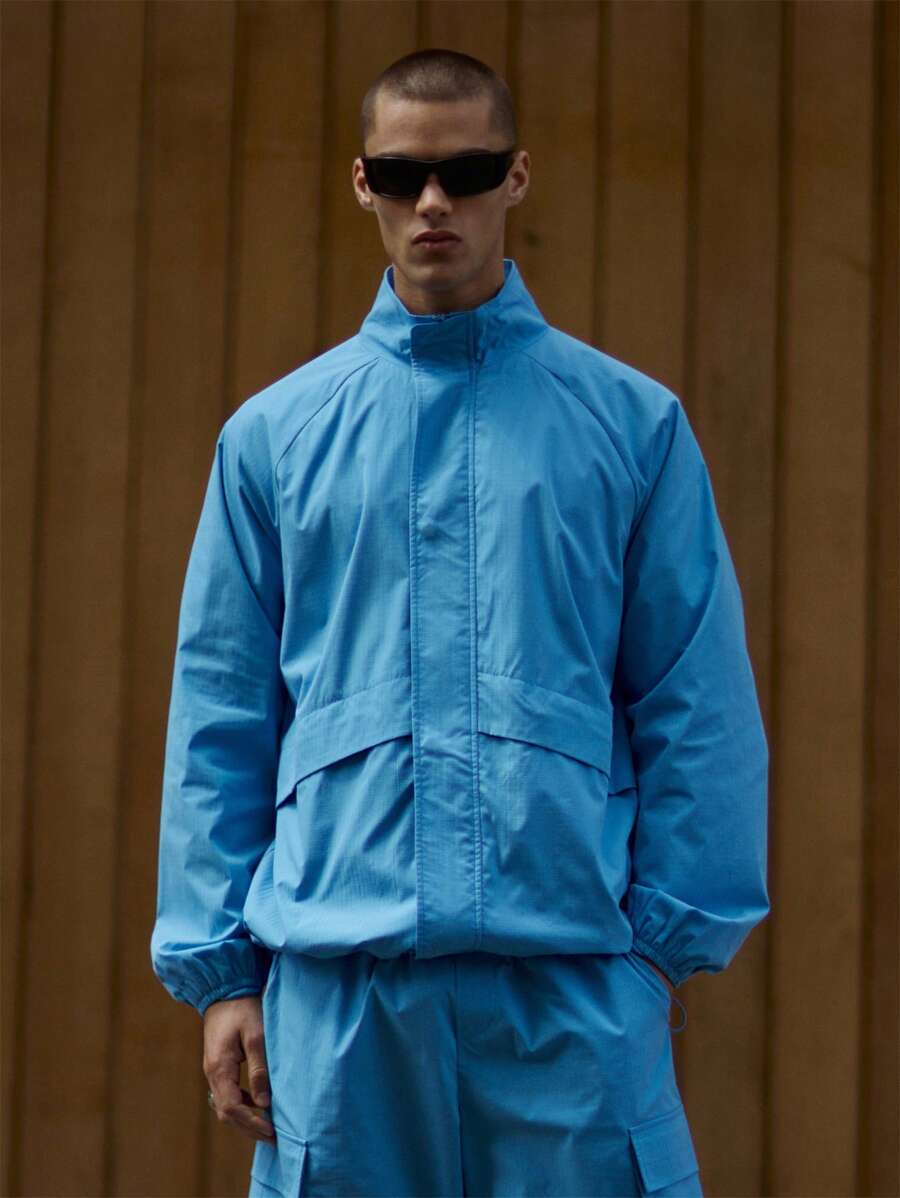 Musero Chaqueta con cremallera de manga larga, solo con detalles de cremallera oculta, para verano, primavera, vacaciones