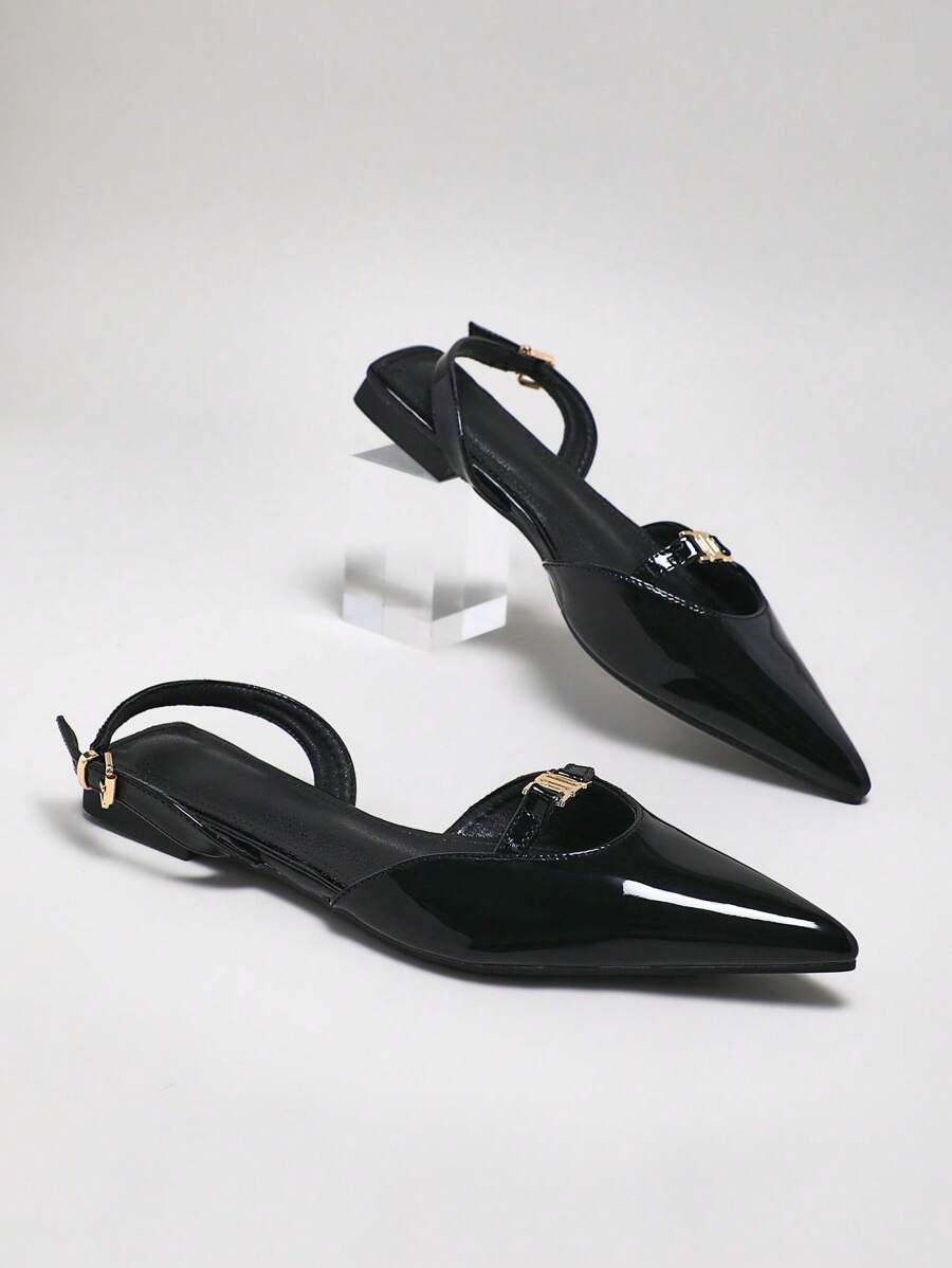 SHUZIA Ballerine da donna con punta affusolata, morbide e comode, con slip-on