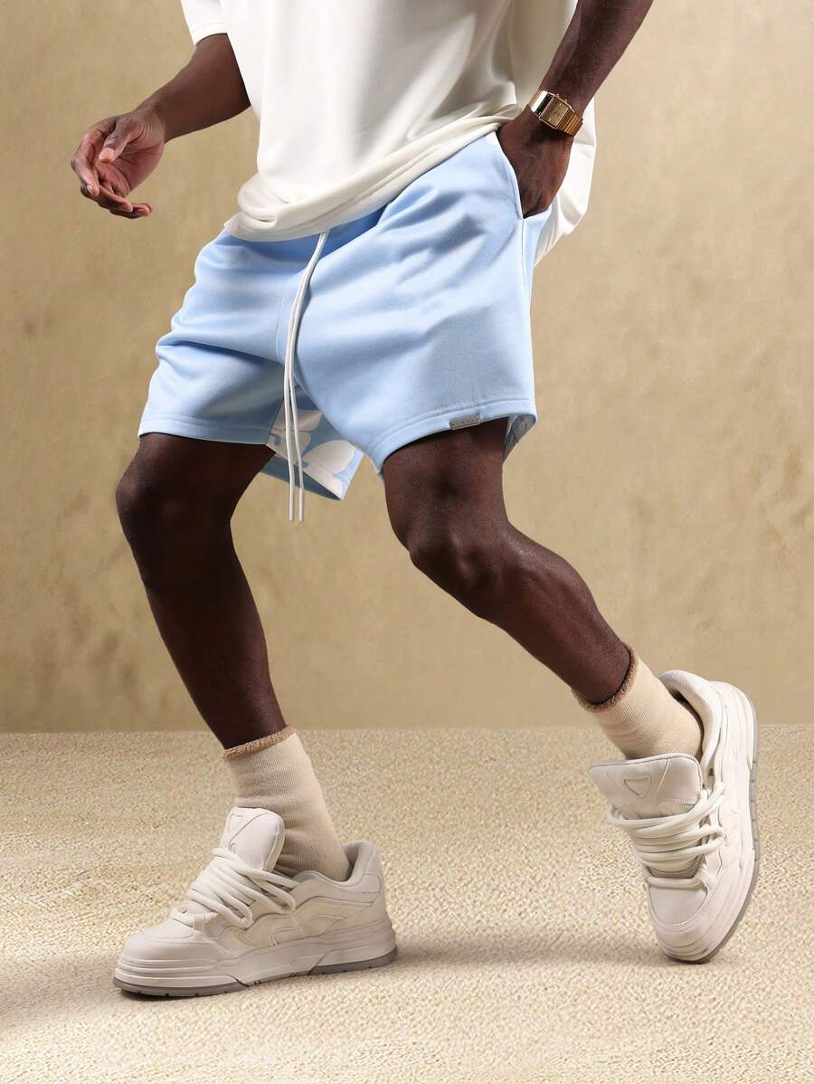 SUMWON Drop Crotch Casual Lounge Shorts Baggy Relaxed Drawstring Summer Festival Streetwear Comfort Loungewear