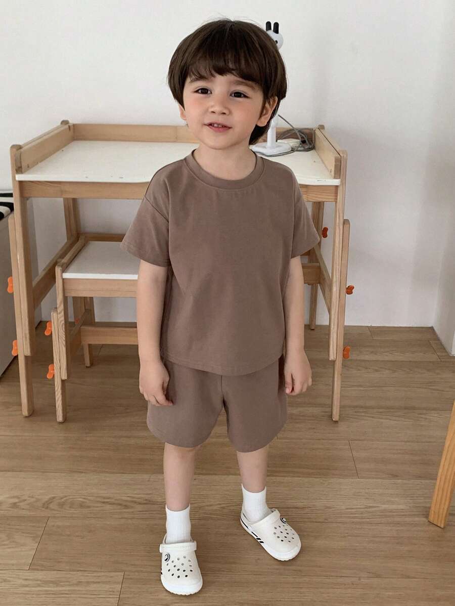 DAZY Kids Fall Outfits, Toddler Boys T-Shirt Set