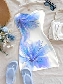 Azul y blanco