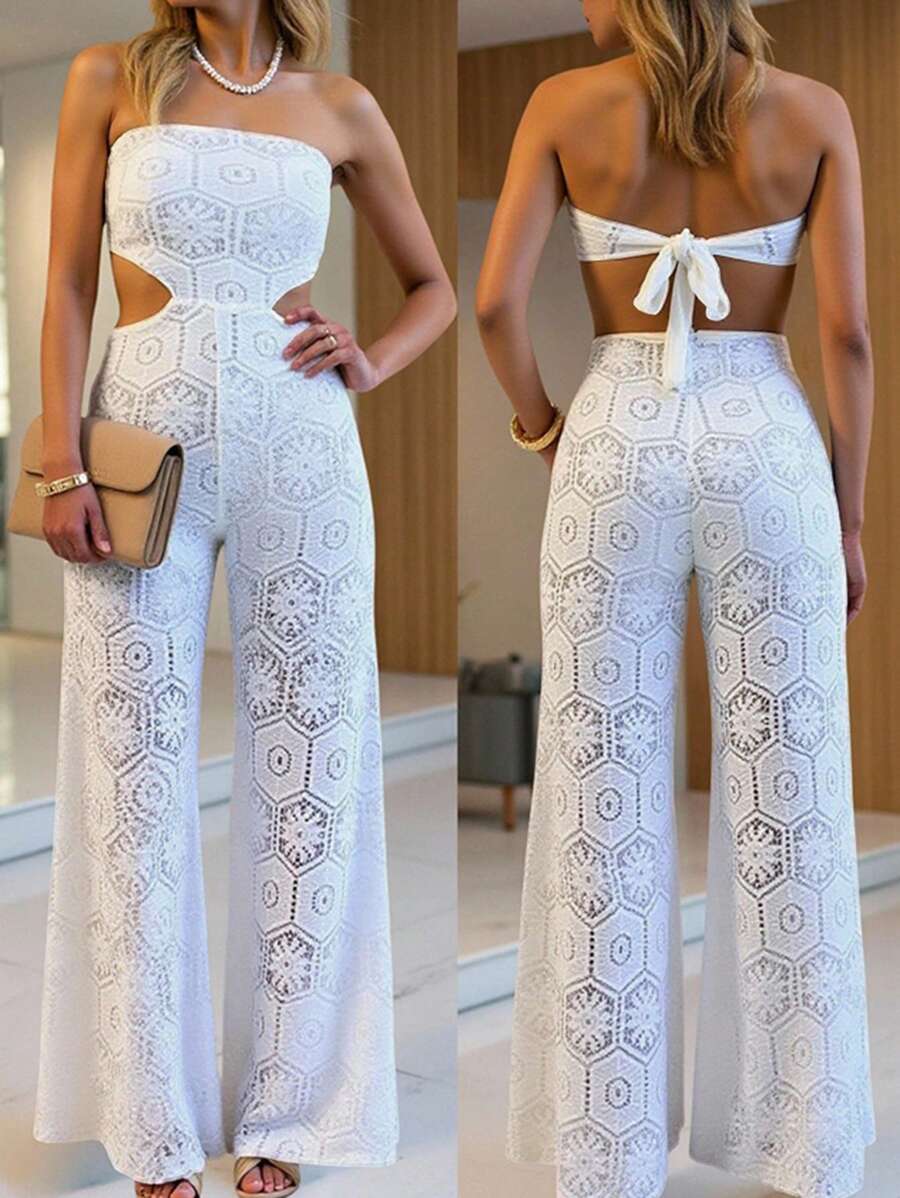 INAWLY Plus Size Women's Sexy & Elegant Jumpsuit, Summer