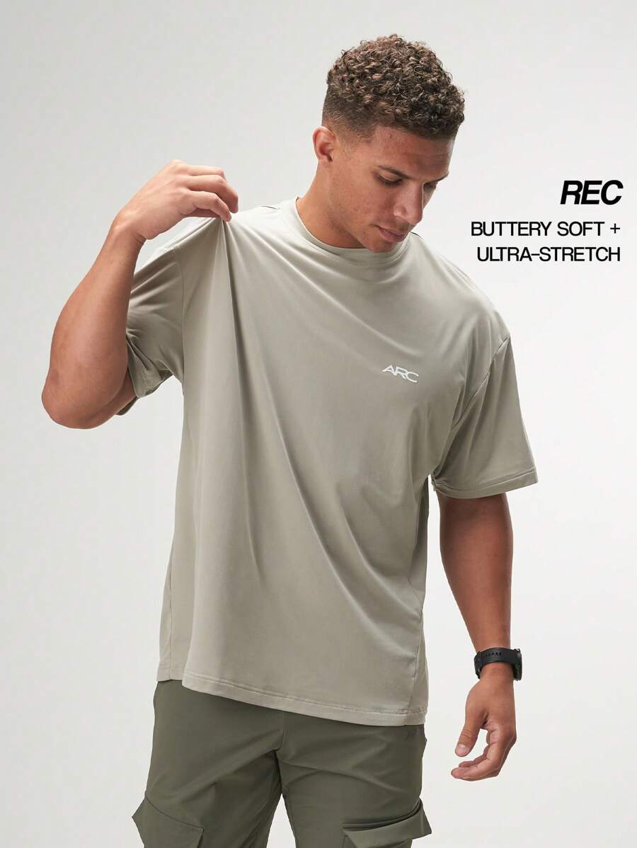 ARC Activewear Oversized T Shirt Performance Top Gym Workout