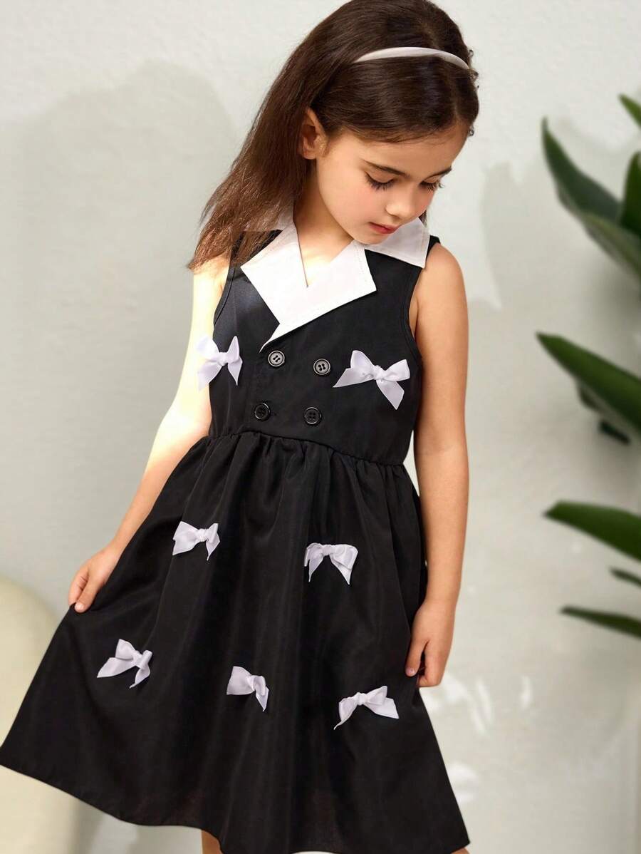 Young Girl's Elegant Butterfly Decor Dress, Summer Cute Dress For Girls Classy Girl Dresses For Girls Casual Dresses For Girls Cute Dresses For Girls Bow Dresses For Girls