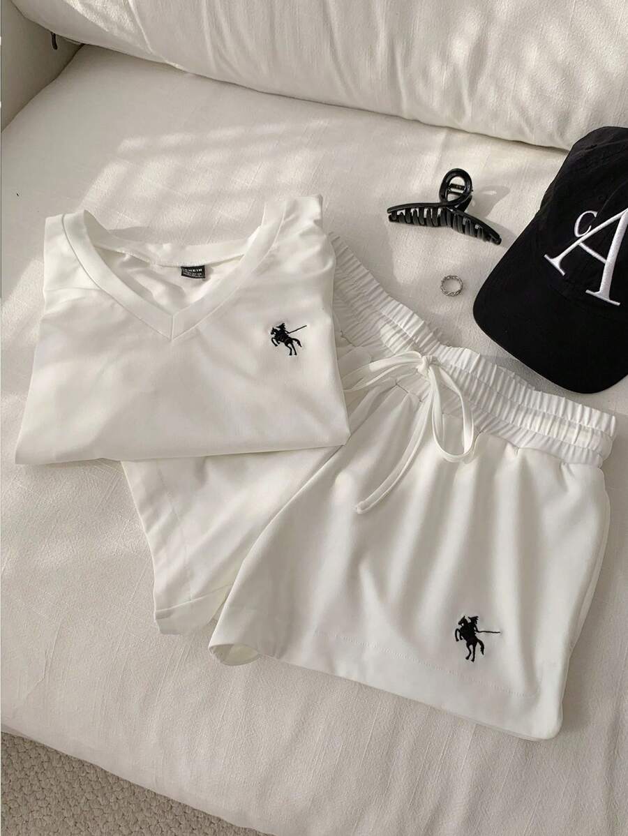 Elamini Conjunto de dos piezas para mujer para uso diario