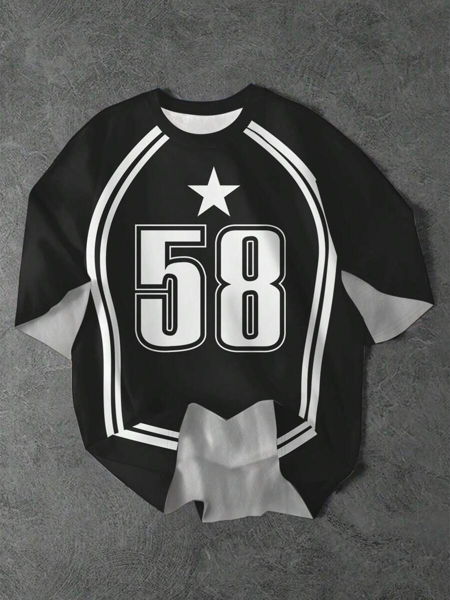 Teen Boy' Casual Minimalist Short Sleeve Round Neck T-Shirt, Suitable For Summer - Collection Includes: Streetstyle, Sports, Teen Boy' Choice, Everyday Basic, Happy Teen Boy, Pastel Colors, Bikercore, Family Trip, Happy Days, I Love Mommy, I Love Daddy, Lovely Home, Cool Teen Boy, Teen Boy Baseball Jersey Custom Jersey Number Jersey Jersey Baseball Shirt