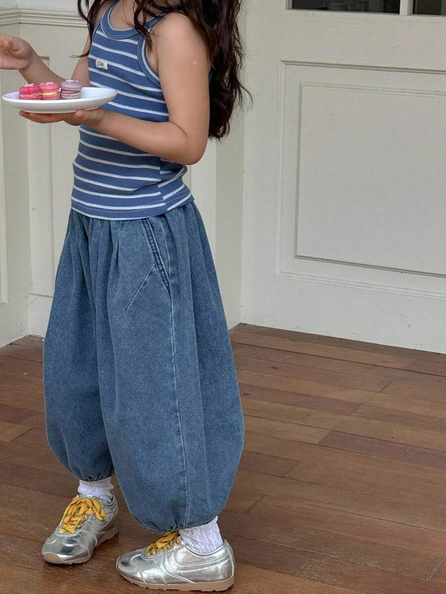 DAZY Young Girl' Casual Wide Leg Jeans