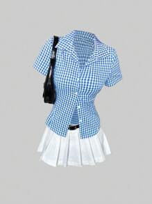 Blue and White