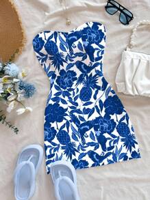 Azul y blanco