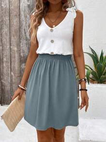 Blue and White