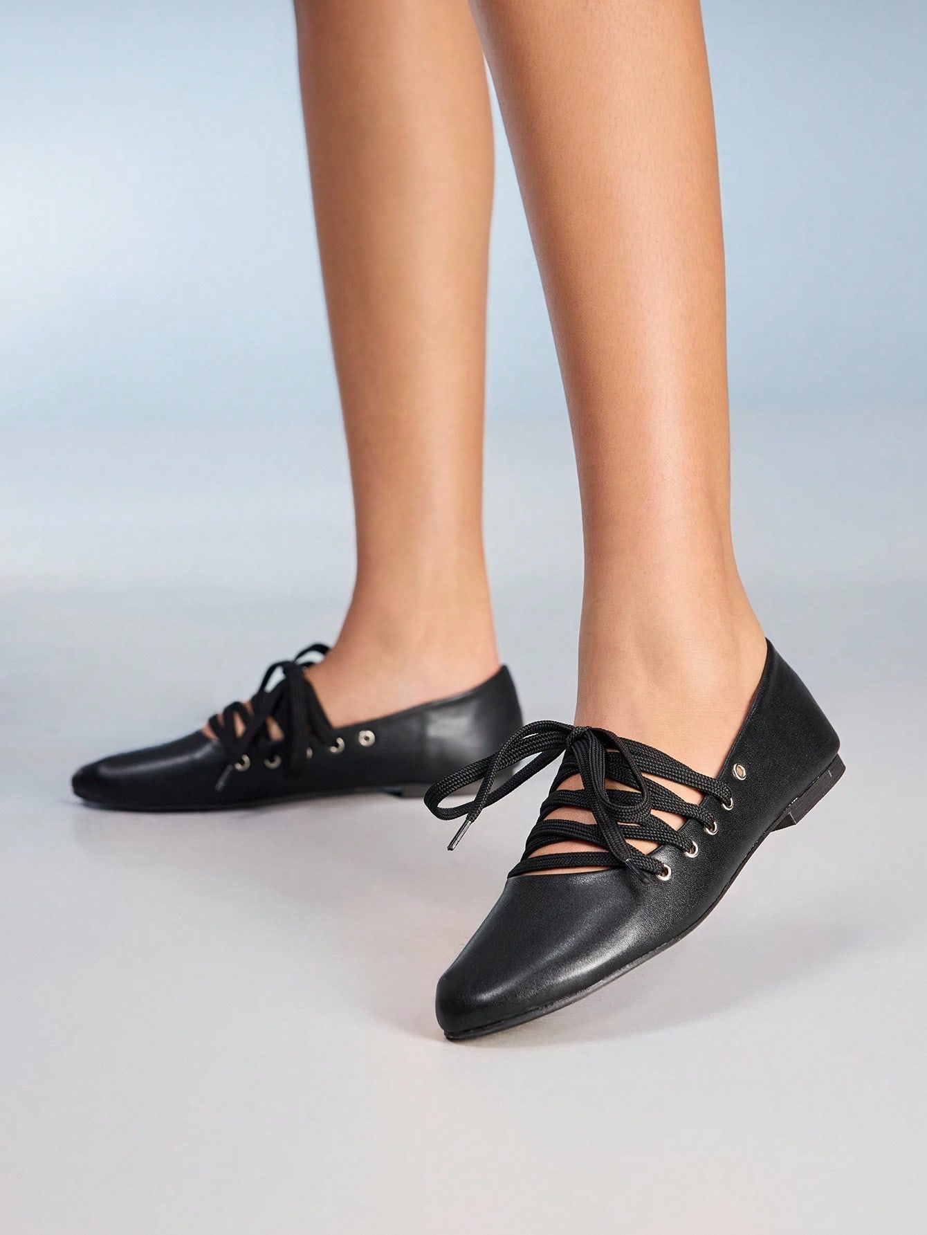 CUCCOO GRLICON 女性用 ラウンドトゥ リボン グリッター