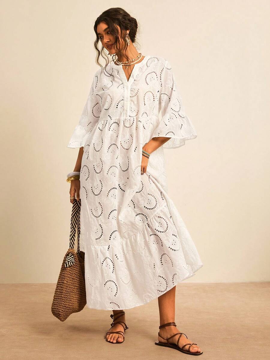 SHEIN LUNE Plus Size Dresses Valentine Red Dress Maxi Dresses For Women Summer Dresses