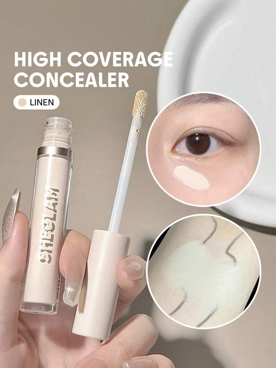 SHEGLAM Like Magic 12Hr Full Coverage Concealer-Linen Matte Liquid Concealer Long Lasting Brightening Color Corrector Weightless All-Day Long Lasting Hydrating Concealer Christmas Winter Concealer Graduation Birthday Holiday Summer Fall Autumn Y2K Fancy Fashion Women Makeup Cosmetic Party Beach Travel Camping Outdoors School Campus Trip Festivals Decor Gift Present Rose Girl Cosplay Best Color Charm Vibe