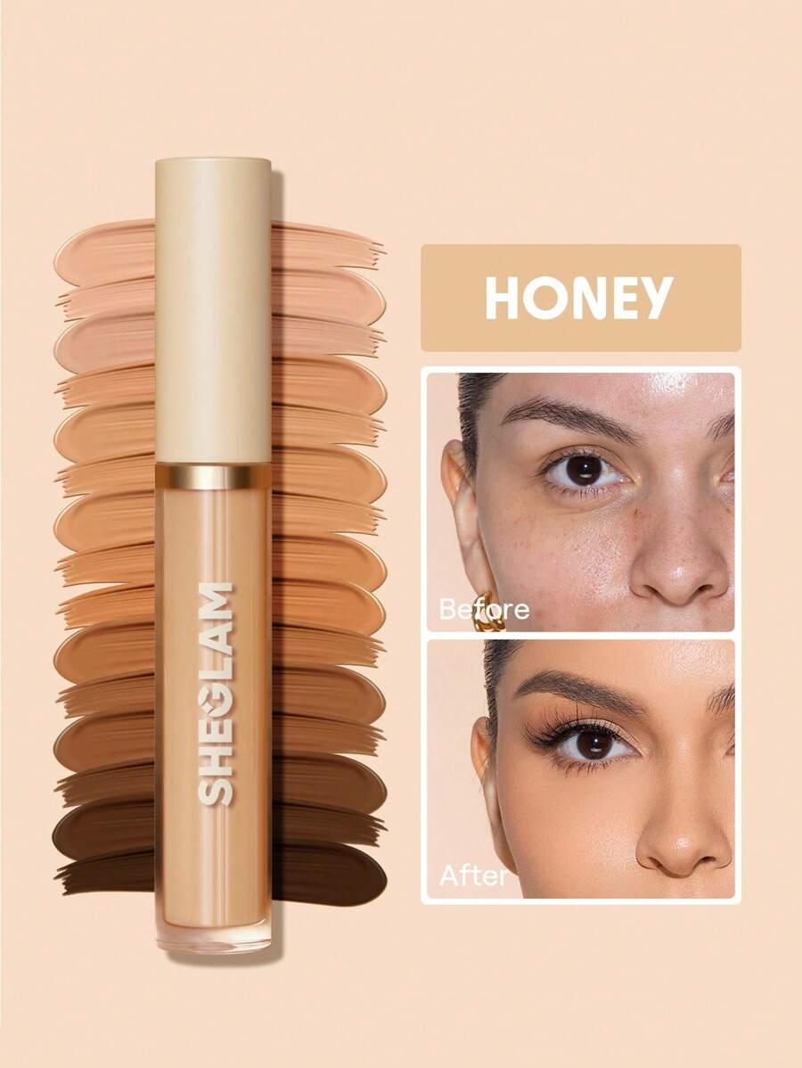 SHEGLAM Corrector LíQuido Mate Like Magic De 12 Horas De Cobertura Total, Corrector De Color Iluminador De Larga DuracióN, Hidratante Y Ligero Que Dura Todo El DíA, Corrector De Invierno Para Navidad Y GraduacióN CumpleañOs Vacaciones Verano OtoñO Y2K Elegante Moda Mujeres NiñAs Maquillaje CosméTico Belleza Fiesta Playa Viaje Camping Aire Libre Escuela Campus ExcursióN Festivales DecoracióN Regalo Presente Rosa Chica Cosplay Mejor Color Encanto Vibra