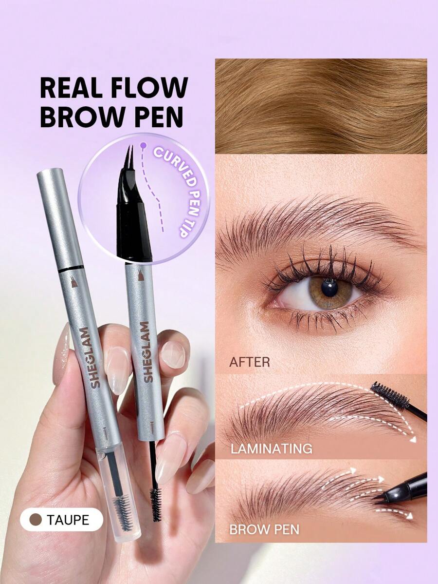 SHEGLAM Real Flow Laminierender Augenbrauenstift-Taupe Abschluss Geburtstag Urlaub Sommer Herbst Autumn Y2k Schick Mode Damen Make-up Kosmetik Party Strand Reise Camping Draußen Schule Campus Ausflug Festivals Dekoration Geschenk Präsent Rose Mädchen Cosplay Beste Farbe Charme Atmosphäre
