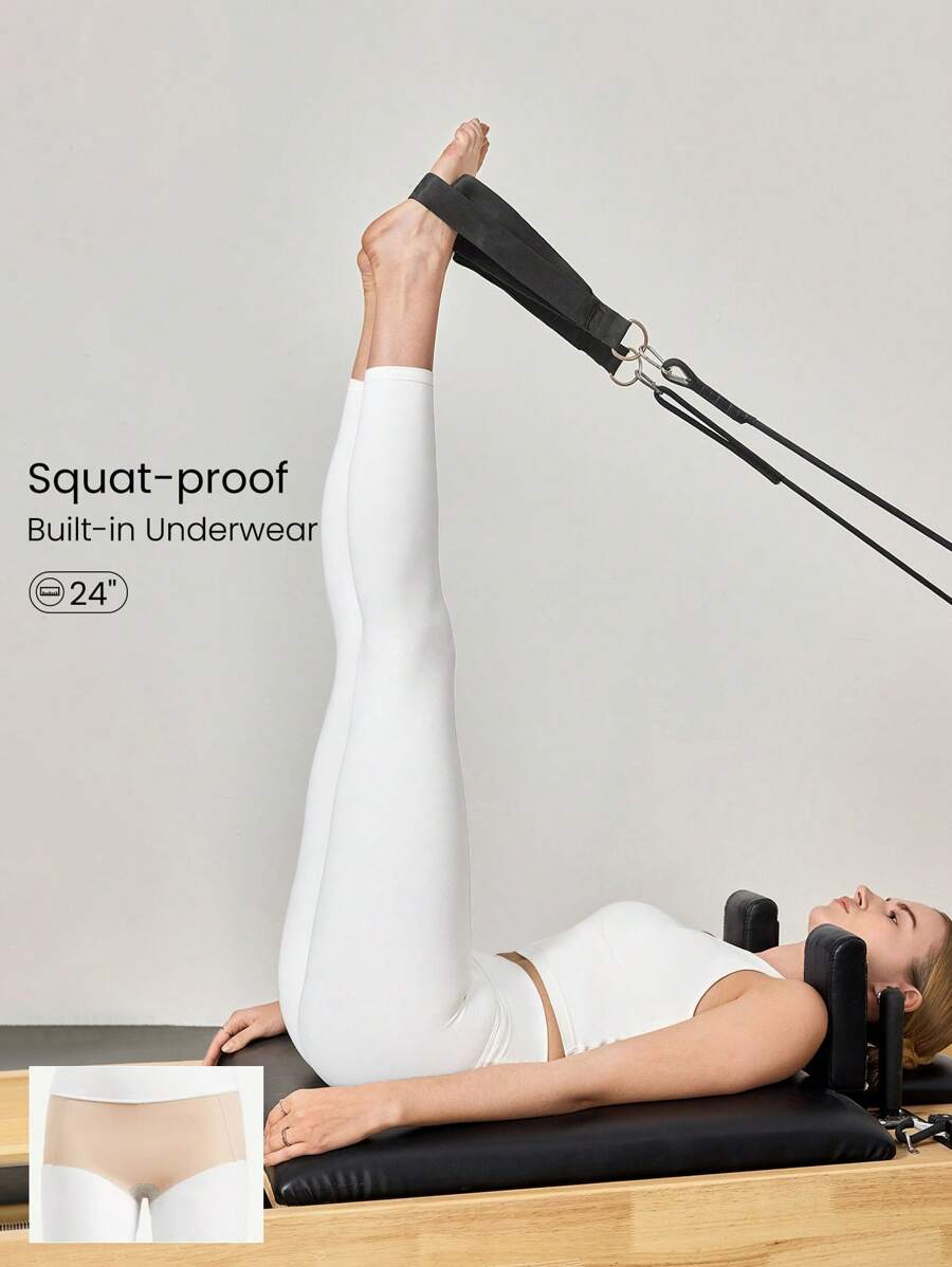 GLOWMODE 24" FeatherFit™ Renew Leggings With Built-In Underwear Low Impact Yoga Daily
