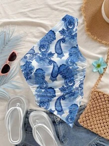 Azul y blanco