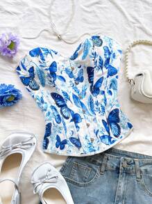 Azul y blanco