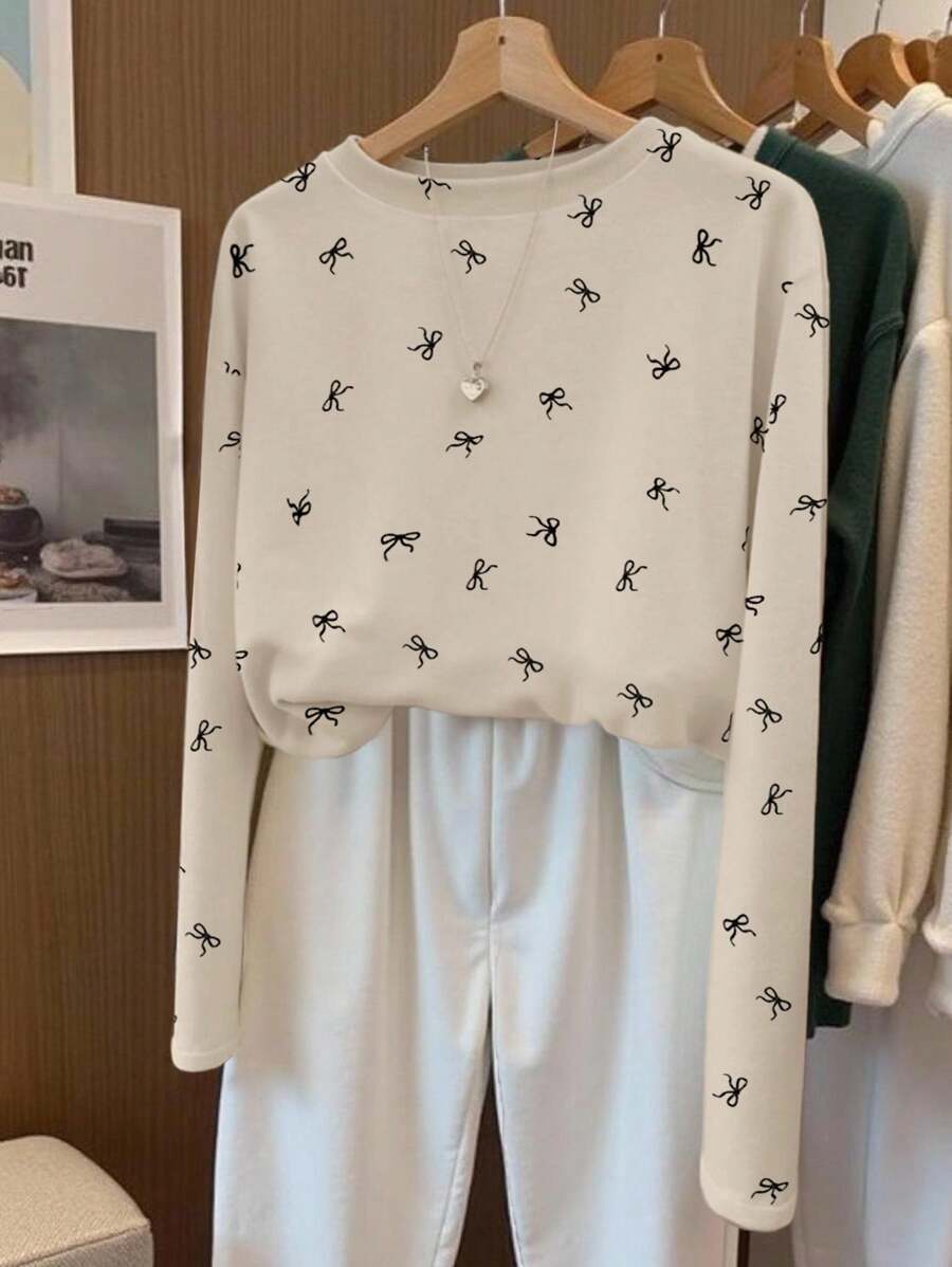INAWLY Women Casual Versatile Slim Fit Long Sleeve T-Shirt