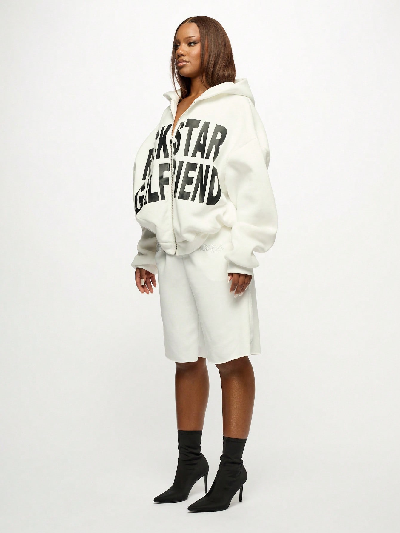 【 Saruwa2♡  】 Sunwittafy Y2k Hoodie Men Women Zip Up Letter Print Hoodie